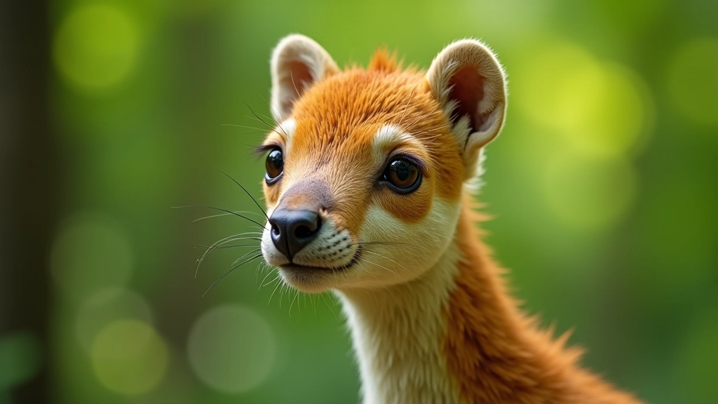 Exotické zvíře v zoo v přírodě blízkém prostředí
